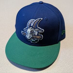 Hartford Yard Goats MiLB New Era 59FIFTY 5950 Fitted Hat Cap Men's 7 3/4